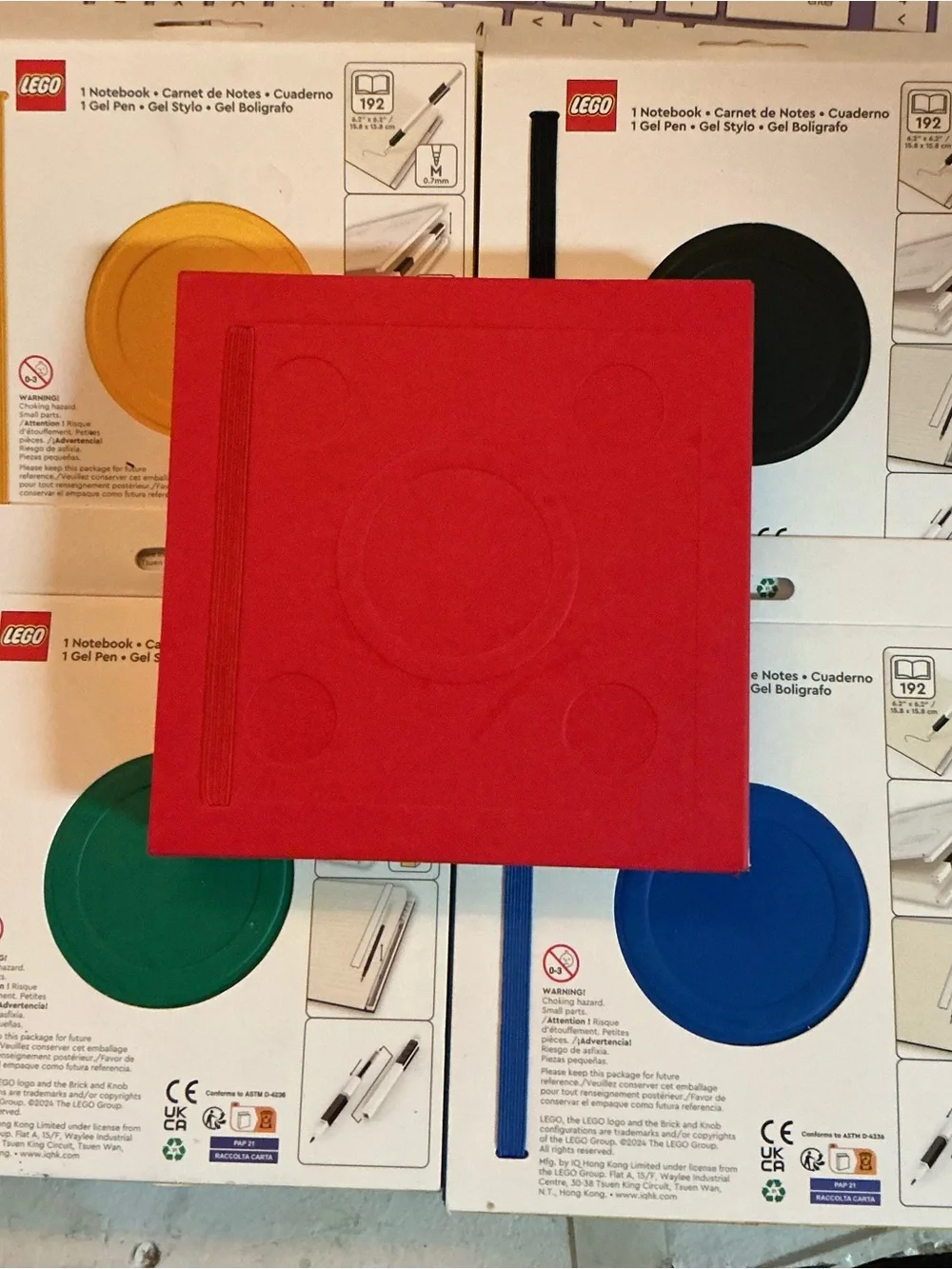 Set of Lego 2.0 Locking Notebooks w/ Gel pen, NWT